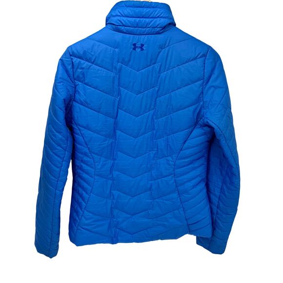 Under armour Jacket Womens XS Blue Reactor Storm ColdGear Full Zip Outdoor - Picture 4 of 12